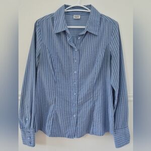 Blue Striped Shirt - Medium